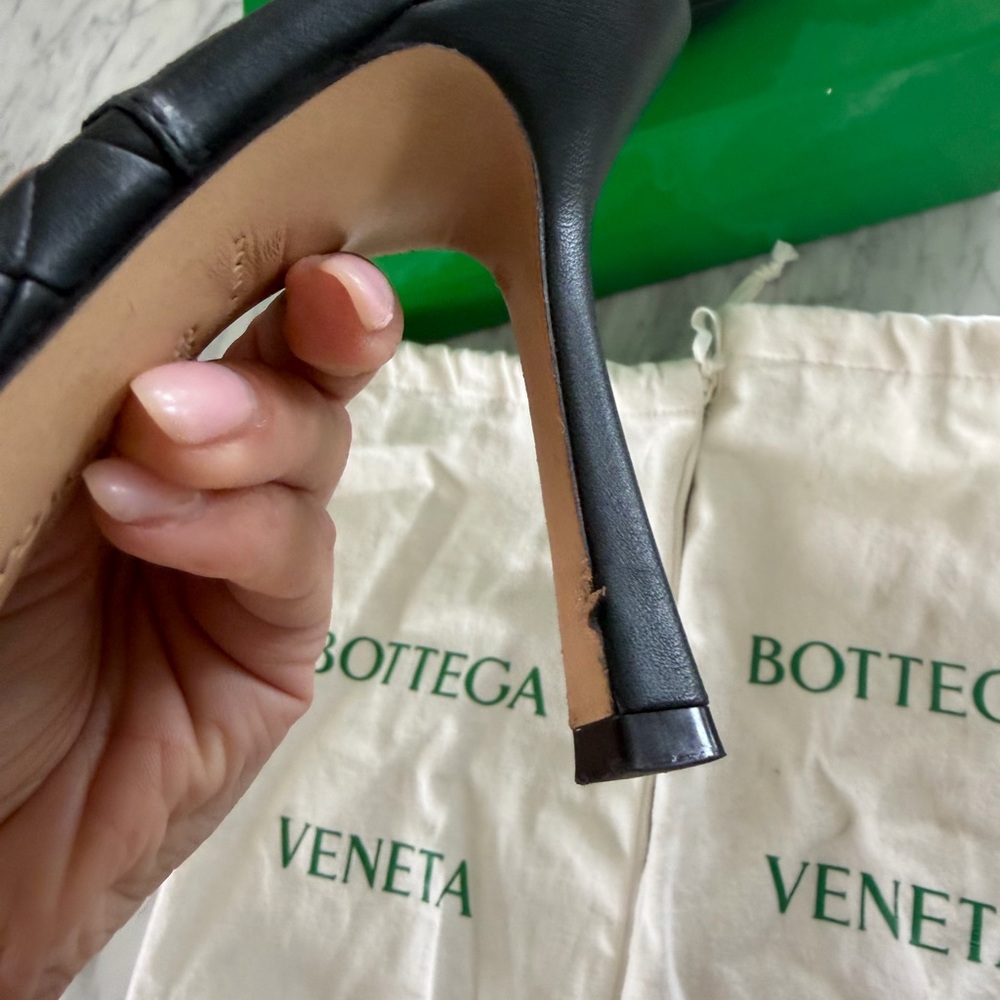 Botegga Veneta Lido Mules in Lagoon (dark green) sz 39 - Picture 4 of 10